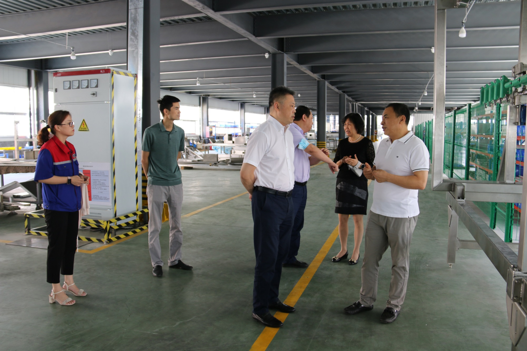 中國肉類協會常務副會長兼秘書長陳偉一行蒞臨銳智考察調研